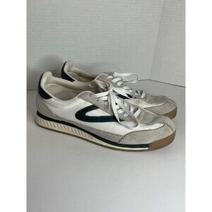 Tretorn Women's 7.5 White Green Casual Sneakers